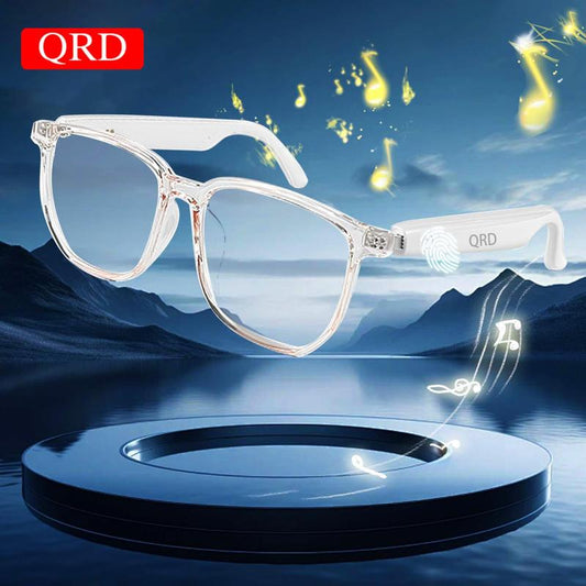 Smart Glasses, Multifunctional Anti-Blue Light Glasses, Touch Control Wireless Glasses, Bluetooth-Compatible Smart Glasses for Men & Women, Electronic Gadgets
