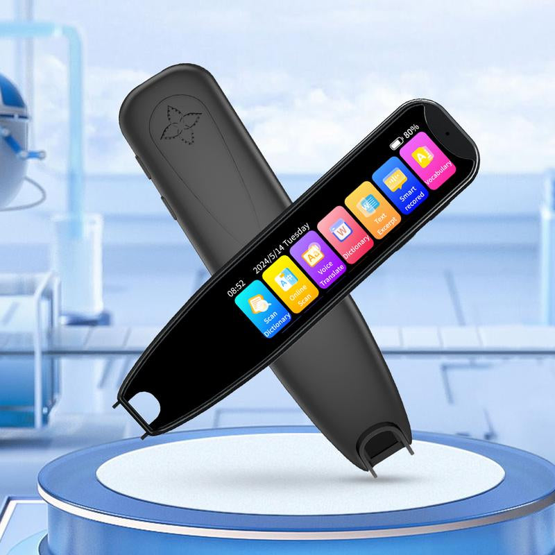 Intelligent Translation Pen 3.69 Inch Screen, Large Screen, Ultra-High Definition, Can Translate 10 Languages without Internet, Wifi Can Scan and Translate 60 Languages Online, and 17 System Languages Can Be Switched Digital Products Smart