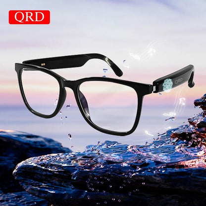 Smart Glasses, Multifunctional Anti-Blue Light Glasses, Touch Control Wireless Glasses, Bluetooth-Compatible Smart Glasses for Men & Women, Electronic Gadgets