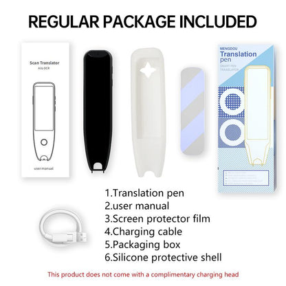 Intelligent Translation Pen 3.69 Inch Screen, Large Screen, Ultra-High Definition, Can Translate 10 Languages without Internet, Wifi Can Scan and Translate 60 Languages Online, and 17 System Languages Can Be Switched Digital Products Smart